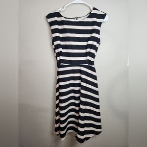 Roz & Ali Semi Formal Striped Dress Size 12 Petite